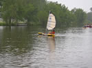 BSD Batwing Expedition Sail rig for kayaks in Chicago - June 2011