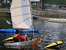 BSD Batwing Expedition Sail rig for kayaks in Chicago - June 2011