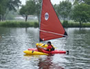 BSD Canoe sails for kayaks