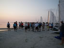 Kayak sailing with BSD Cedar Island