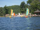 BSD in Chicago kayak sailing with BSD Batwing Sails- June 2011