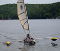 BSD in Chicago kayak sailing with BSD Batwing Sails- June 2011