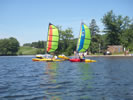 kayak sailing with BSD in Deerhearst Canada -  2011