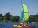 kayak sailing with BSD in Deerhearst Canada -  2011