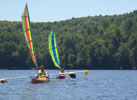 kayak sailing with BSD in Deerhearst Canada -  2011