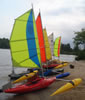 kayak sailing with BSD in Deerhearst Canada -  2011